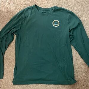 Life Is Good green long sleeve tee shirt